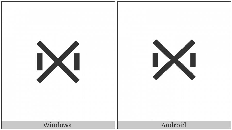 Cypriot Syllable Mu on various operating systems