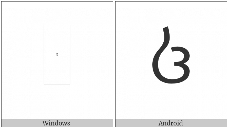 Tai Tham Tham Digit Five on various operating systems