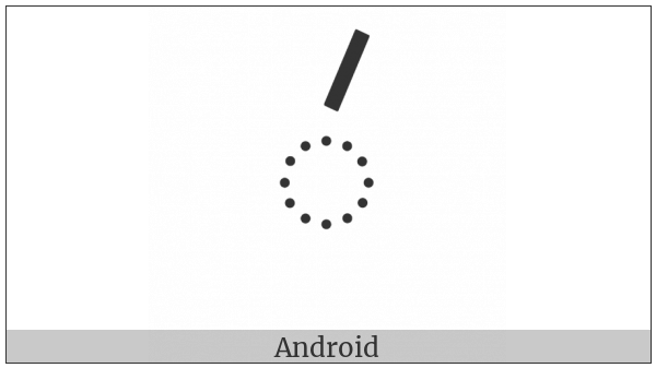 Chakma Vowel Sign A on various operating systems