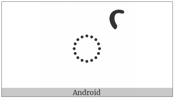 Ahom Consonant Sign Medial Ligating Ra on various operating systems