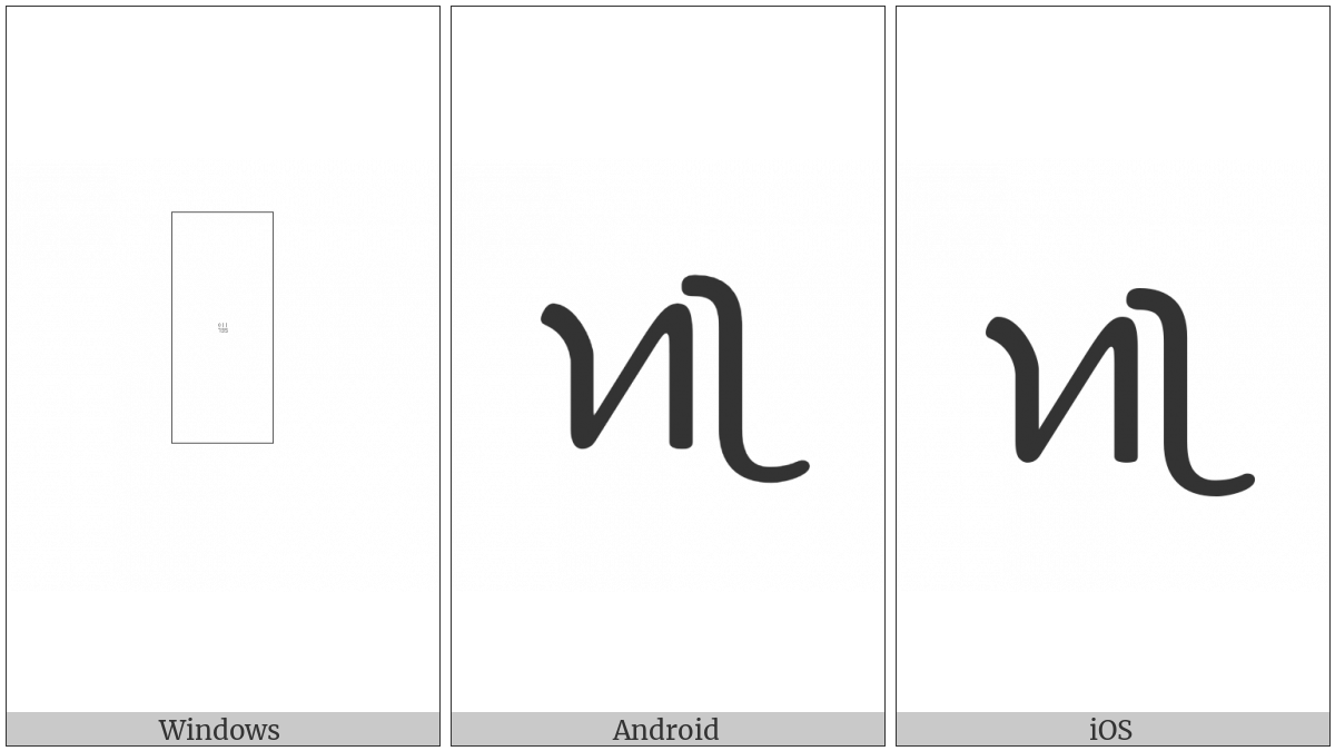 Ahom Digit Five on various operating systems