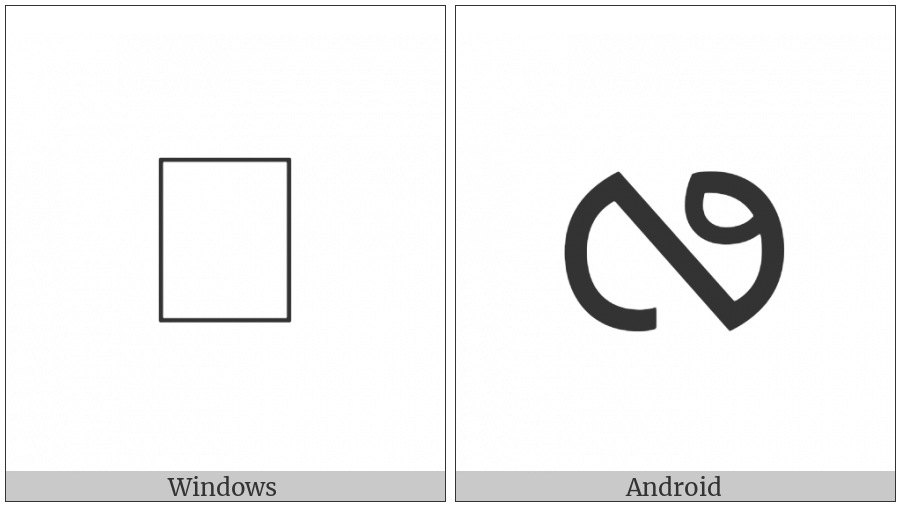 Lepcha Letter Fla on various operating systems