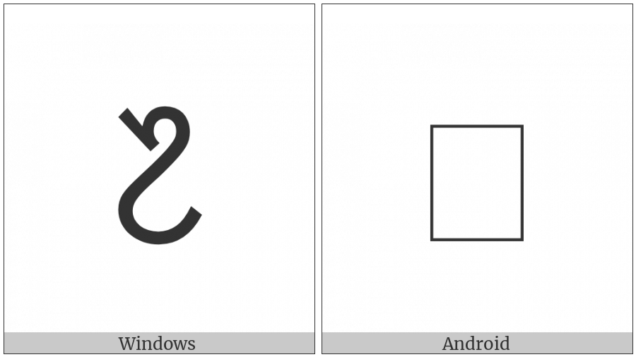 Ol Chiki Digit Seven on various operating systems