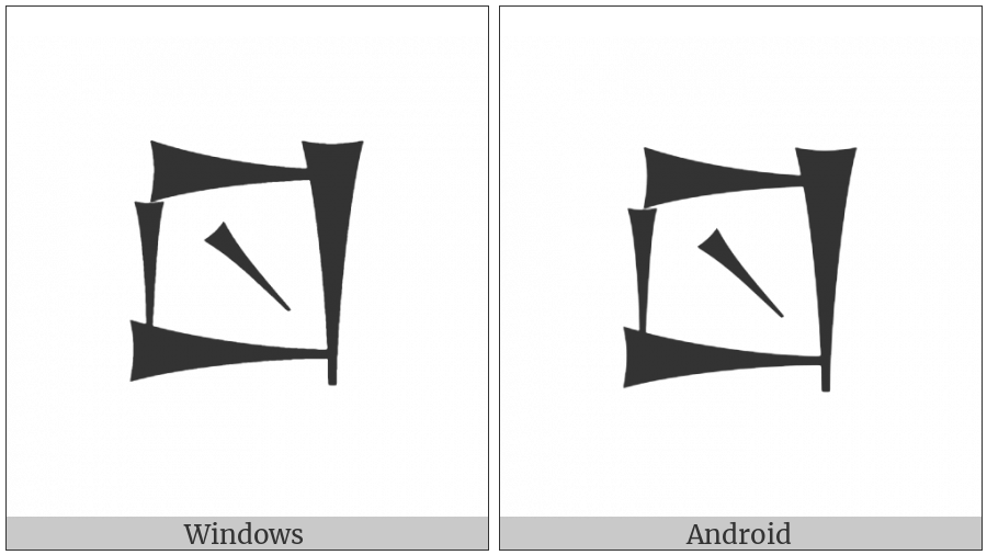 Cuneiform Sign Lagab Times Ash Zida Tenu on various operating systems