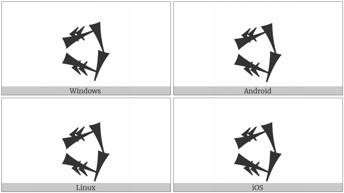Cuneiform Sign Ud Sheshig on various operating systems