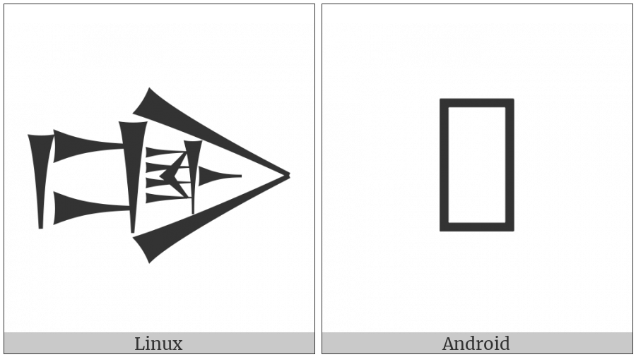 Cuneiform Sign Dug Times Igi Gunu on various operating systems