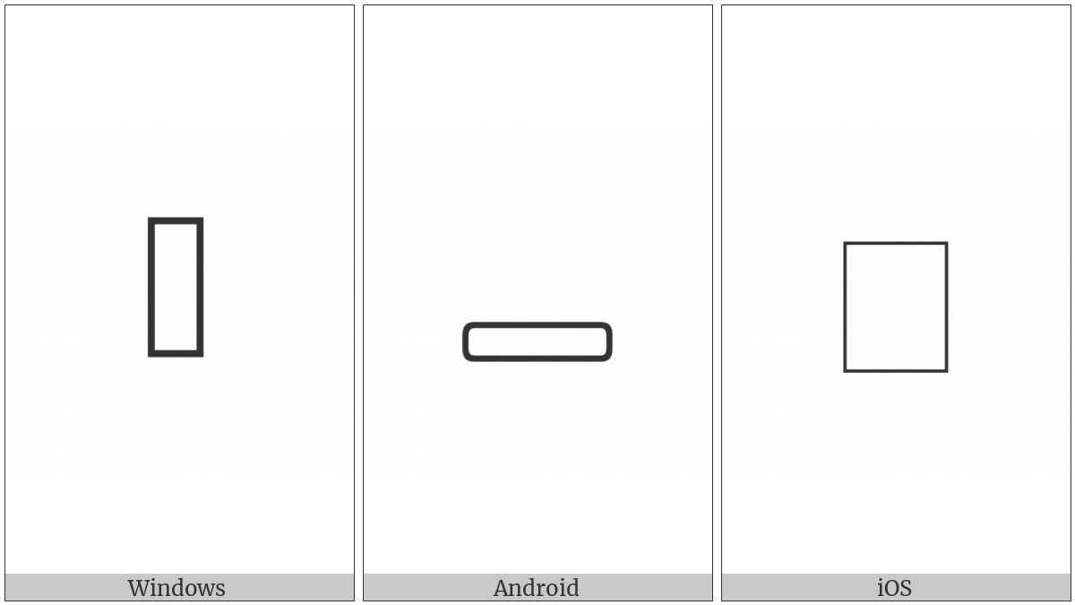 Anatolian Hieroglyph A398 on various operating systems