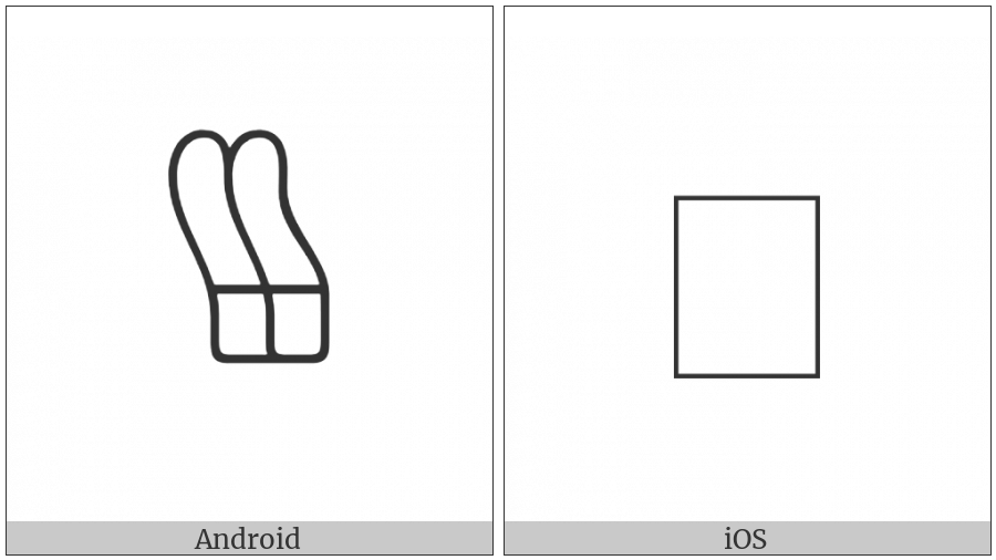 Anatolian Hieroglyph A479 on various operating systems