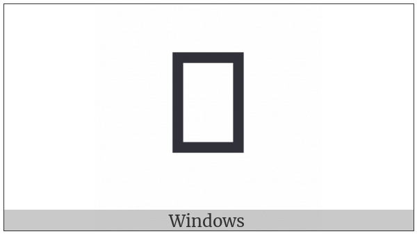 Tangut Component-009 on various operating systems