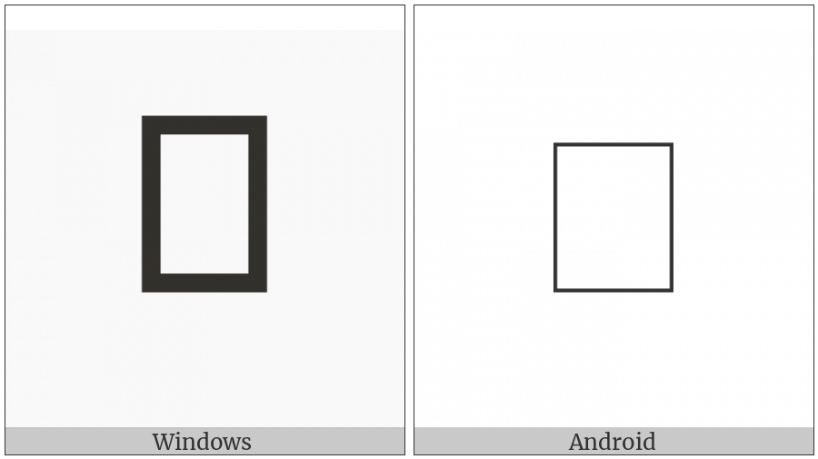 Tangut Component-017 on various operating systems