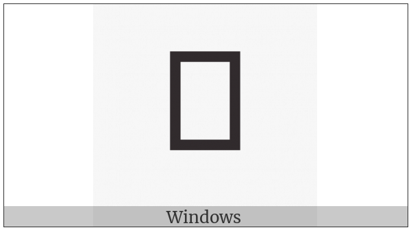 Tangut Component-020 on various operating systems