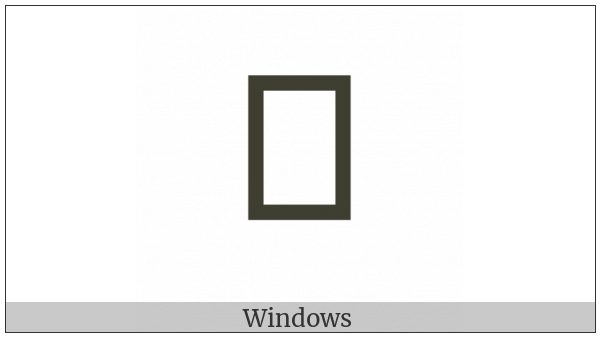 Tangut Component-029 on various operating systems