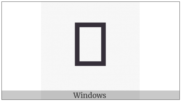 Tangut Component-032 on various operating systems