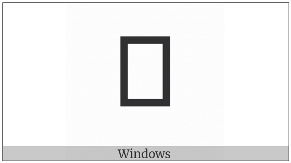 Tangut Component-036 on various operating systems