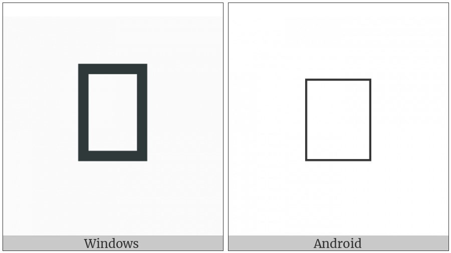 Tangut Component-058 on various operating systems