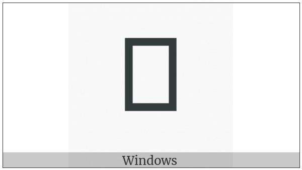 Tangut Component-060 on various operating systems