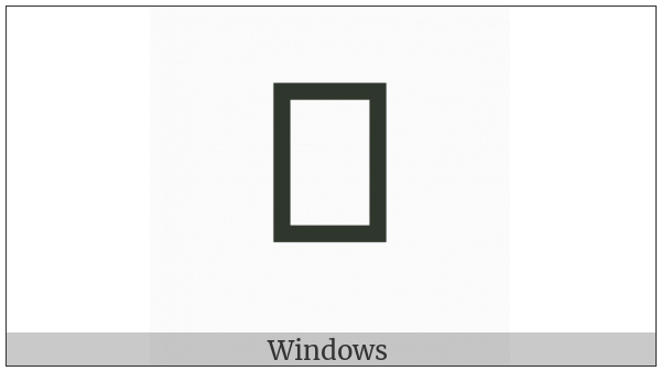 Tangut Component-074 on various operating systems
