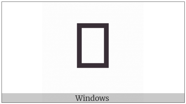 Tangut Component-084 on various operating systems
