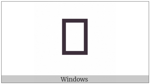 Tangut Component-095 on various operating systems