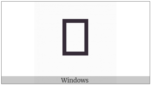 Tangut Component-096 on various operating systems