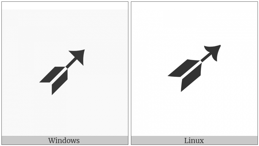 Black-Feathered North East Arrow on various operating systems