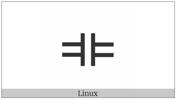 Left And Right Double Turnstile on various operating systems