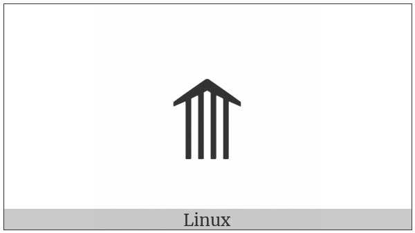 Upwards Quadruple Arrow on various operating systems