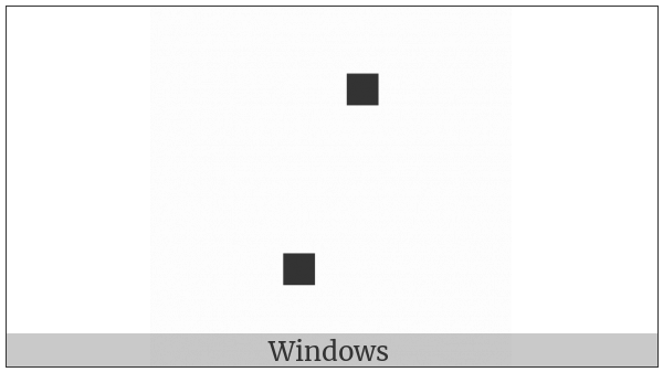 Braille Pattern Dots-47 on various operating systems