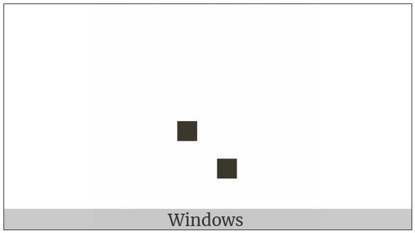 Braille Pattern Dots-38 on various operating systems