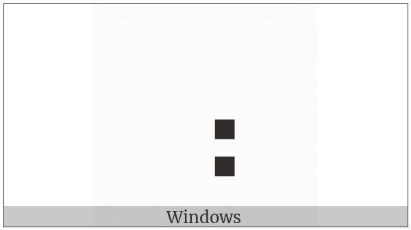Braille Pattern Dots-68 on various operating systems
