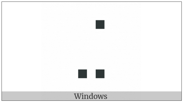 Braille Pattern Dots-478 on various operating systems