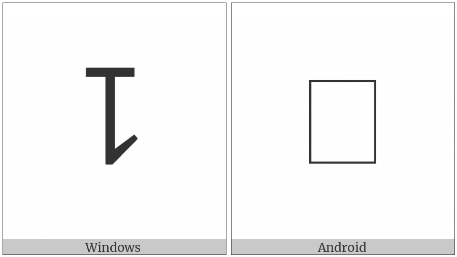 Downwards Harpoon With Barb Right From Bar on various operating systems