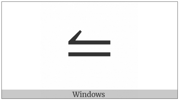 Leftwards Harpoon With Barb Up Above Long Dash on various operating systems