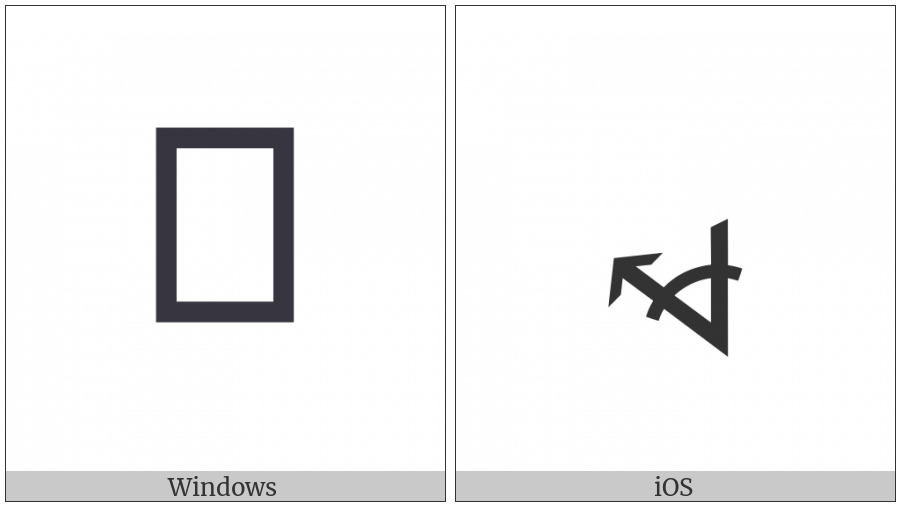 Measured Angle With Open Arm Ending In Arrow Pointing Left And Up on various operating systems
