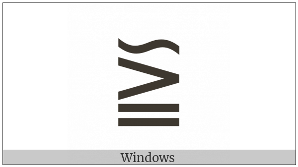 Similar Above Greater-Than Above Equals Sign on various operating systems