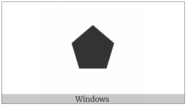 Black Pentagon on various operating systems