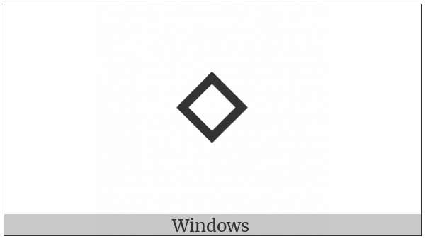White Medium Diamond on various operating systems