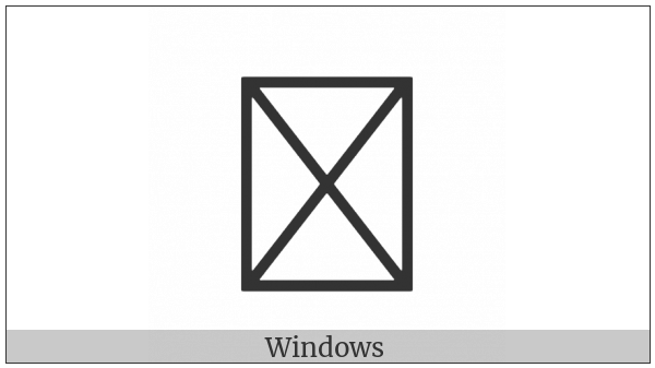 Hentaigana Letter Ku-2 on various operating systems