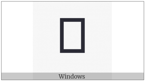 Hentaigana Letter So-6 on various operating systems