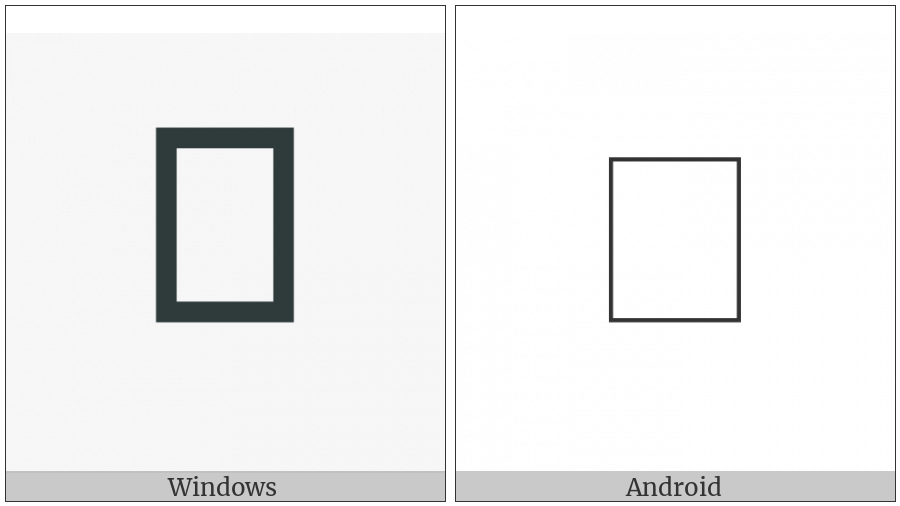 Hentaigana Letter Hi-3 on various operating systems