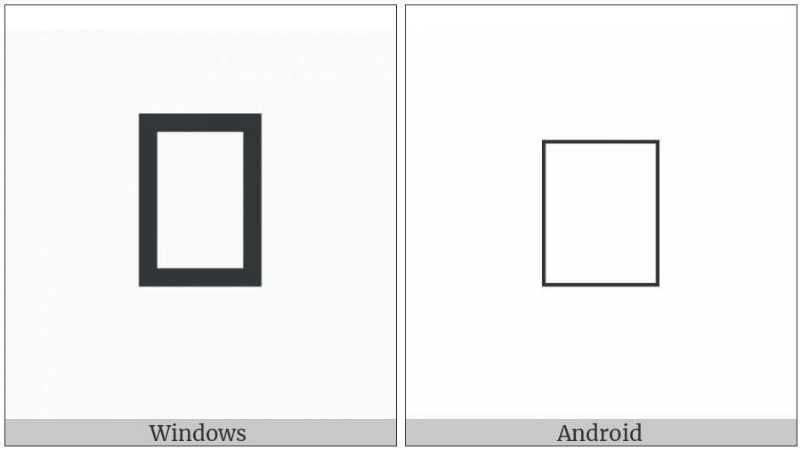 Hentaigana Letter Ri-6 on various operating systems