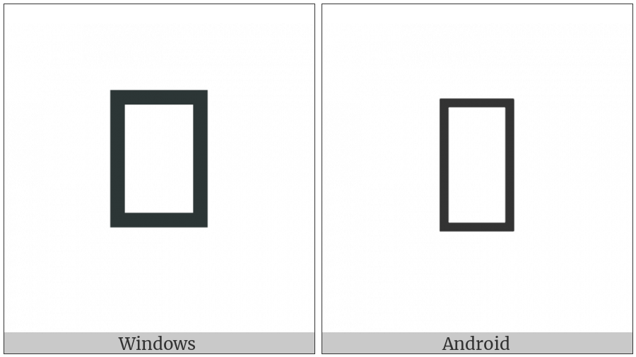 Hentaigana Letter Wo-3 on various operating systems