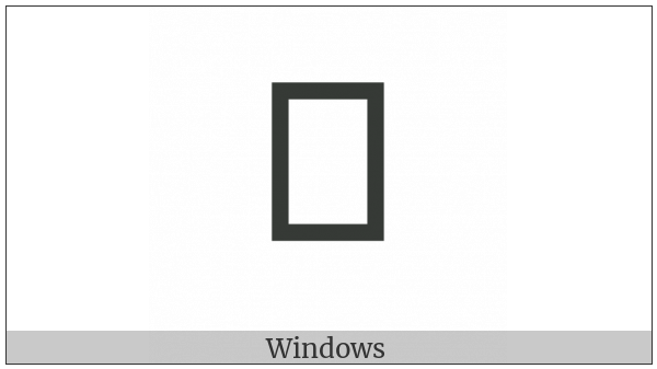 Nushu Character-1B186 on various operating systems