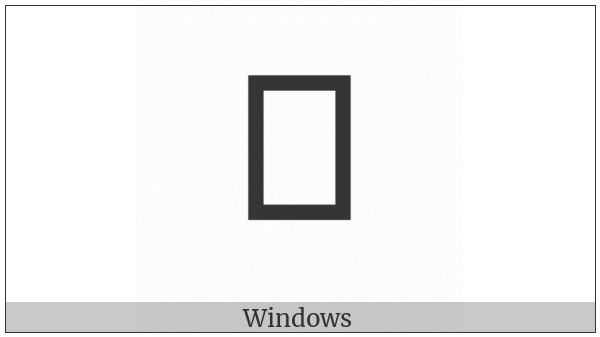 Nushu Character-1B187 on various operating systems