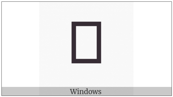 Nushu Character-1B19D on various operating systems