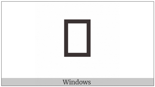 Nushu Character-1B1C8 on various operating systems