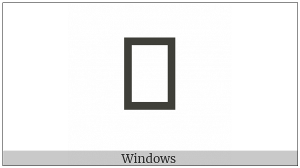 Nushu Character-1B1Fc on various operating systems