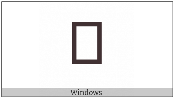 Nushu Character-1B209 on various operating systems