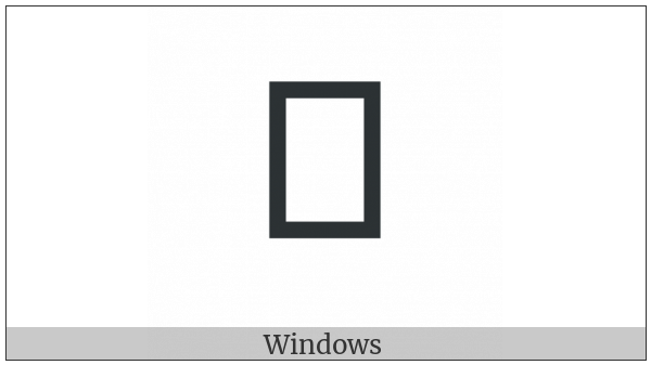 Nushu Character-1B268 on various operating systems