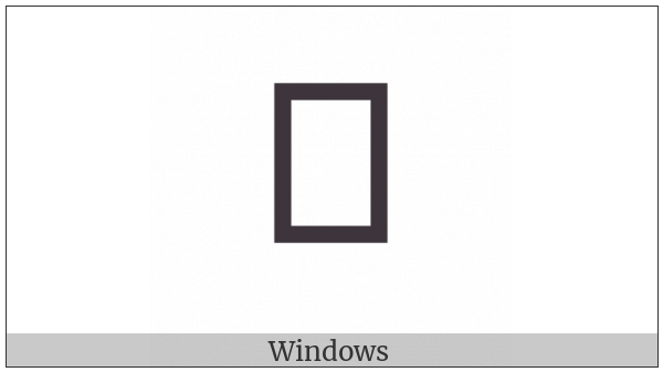 Nushu Character-1B26F on various operating systems